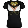 thumbnail image 1 of Halloween Cleopatra Costume Egyptian Woman Juniors Soft T Shirt Black SM, 1 of 1