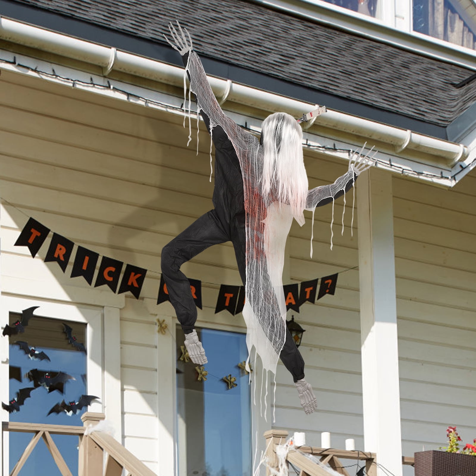 Halloween Climbing Zombies Wall Decoration, Halloween Life Size