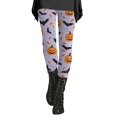 thumbnail image 1 of Halloween Clothes for Women Smooth Soft Stretchy Artistic Printed Halloween Leggings for Women, 1 of 5