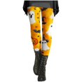 thumbnail image 1 of Halloween Clothes for Women Warm Stretchy Artistic Printed Autumn Winter Halloween Leggings for Women, 1 of 5