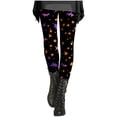thumbnail image 1 of Halloween Clothes for Women Warm Stretchy Artistic Printed Autumn Winter Halloween Leggings for Women, 1 of 5