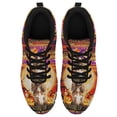 thumbnail image 1 of Halloween Cocker Spaniels Running Shoes Sneakers Mesh Black Size 10, 1 of 5