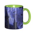 thumbnail image 1 of Halloween Coffee Mug, Halloween Bat Castle Ceramic Tea Cups Halloween Party Cups for Hot/Cold Beverages, Cute Coffee Cups for Kitchen Holiday Gift Coffee Bar Accessories, 1 of 6