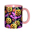 thumbnail image 1 of Halloween Coffee Mug, pumpkin halloween pink Ceramic Tea Cups Halloween Party Cups for Hot/Cold Beverages, Cute Coffee Cups for Kitchen Holiday Gift Coffee Bar Accessories, 1 of 6