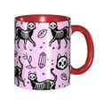 thumbnail image 1 of Halloween Coffee Mug, skull cat halloween Ceramic Tea Cups Halloween Party Cups for Hot/Cold Beverages, Cute Coffee Cups for Kitchen Holiday Gift Coffee Bar Accessories, 1 of 6