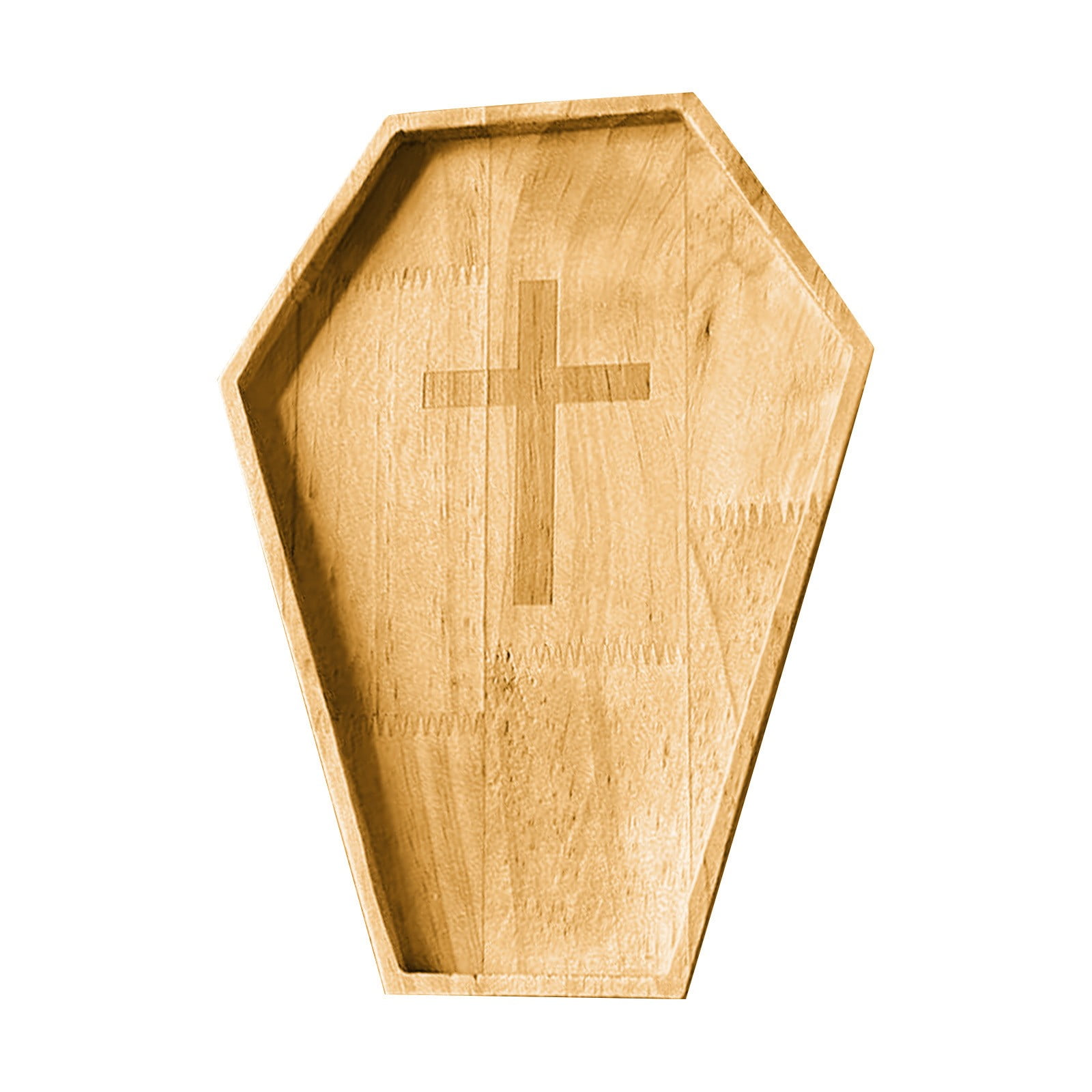 Halloween Coffin Appetizers Board, Wooden Shaped Serving Platter