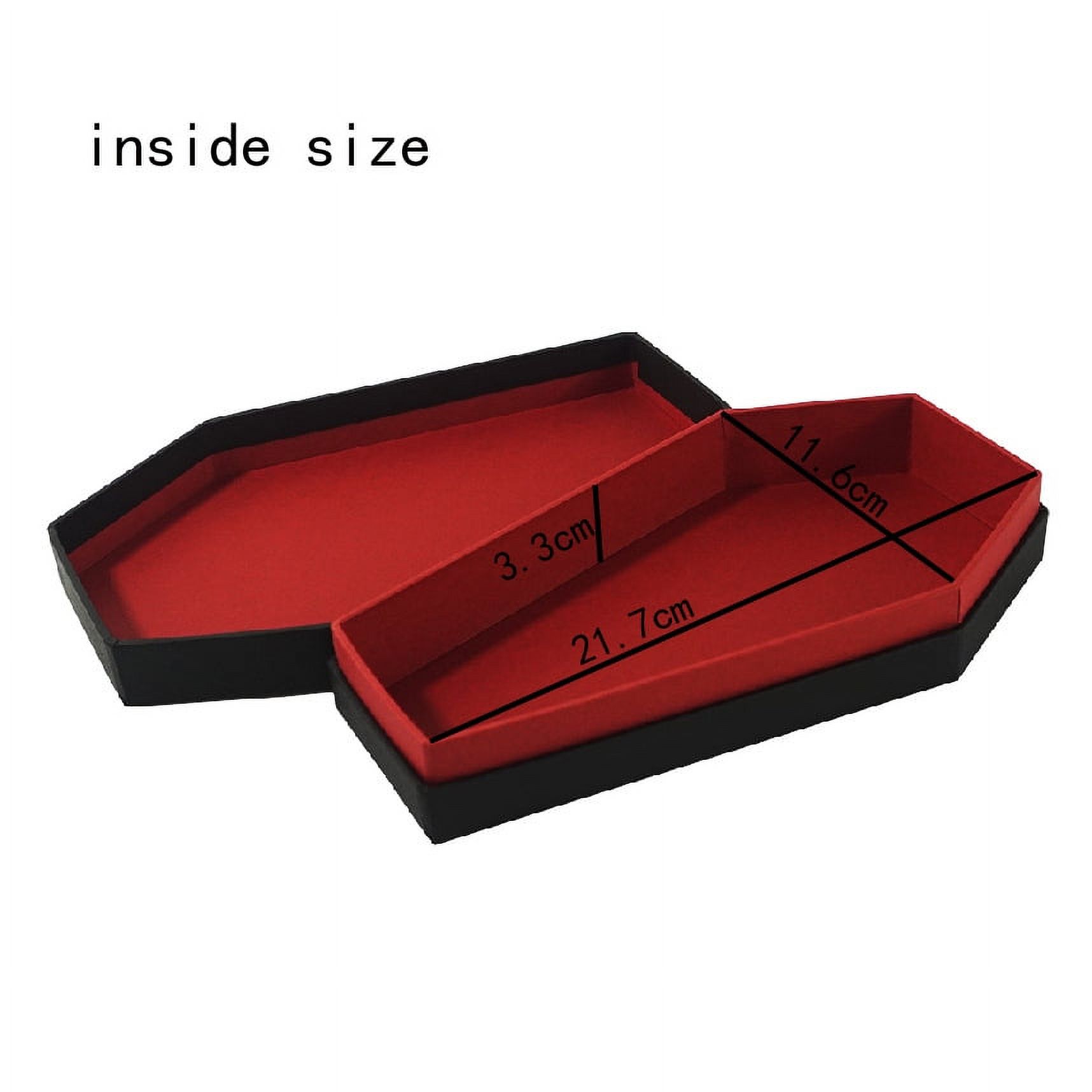 Halloween Coffin Box Spooky Gothic Gift Box Coffin Shaped Box Small Coffin Box for Jewelry