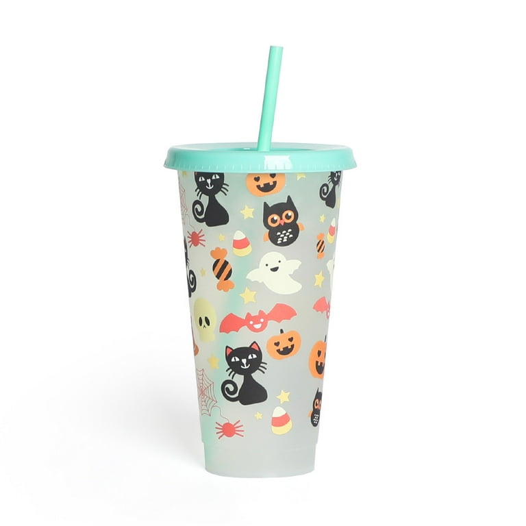Whaline 2 Pack Halloween Glasses Cups Spooky Ghost Drinking Glasses 16oz  Cute Halloween Ice Coffee C…See more Whaline 2 Pack Halloween Glasses Cups