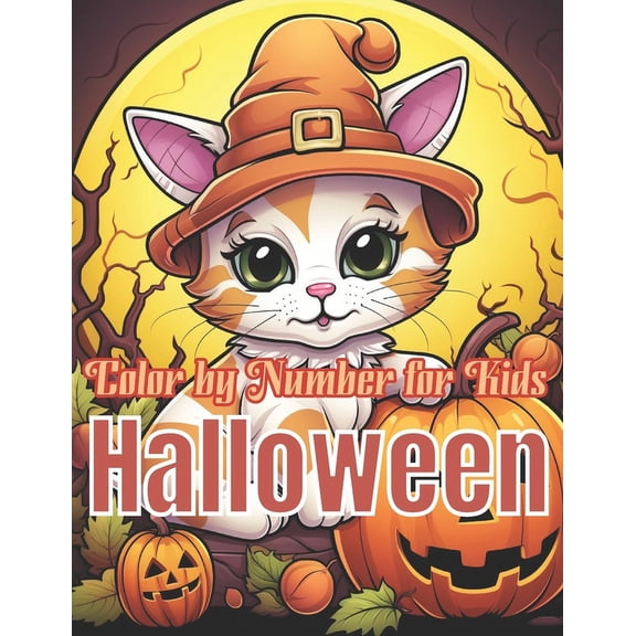 Halloween Color by Number for Kids