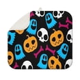 thumbnail image 1 of Halloween Colorful Spooky Elements Dish Drying Mat for Kitchen 1 Pack, Ultra Absorbent Microfiber Dishes Drainer Mats,16x18in(41x46cm), 1 of 6