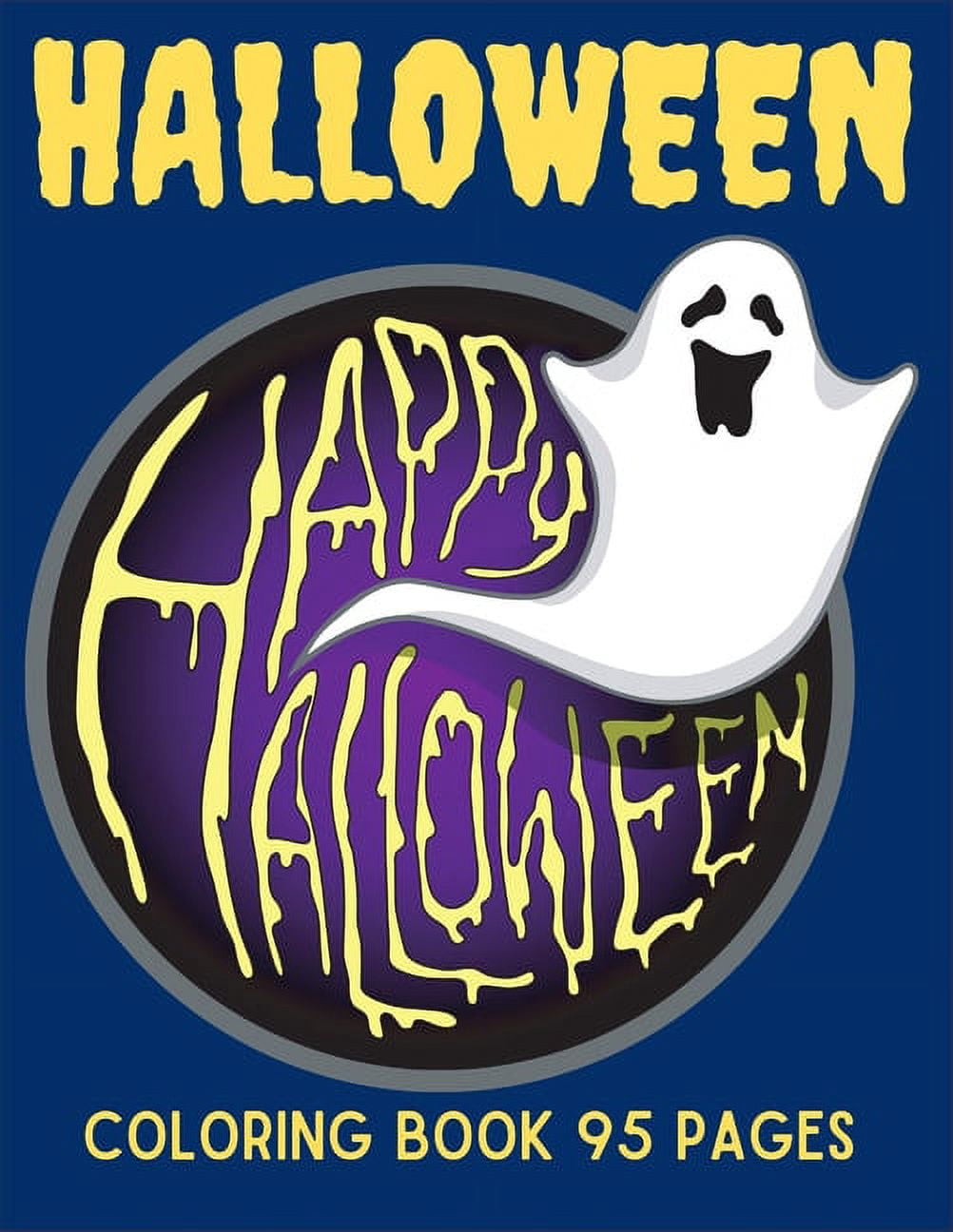 Halloween Coloring Book : 95 Pages (Paperback)