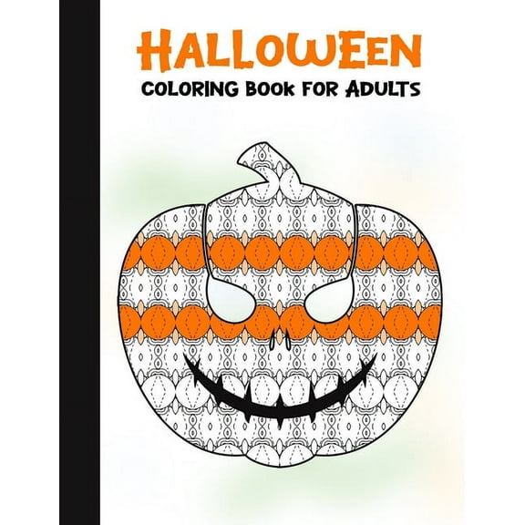Halloween Coloring Book for Adults: 50 Halloween Illustrations Printed On One Side, Safe For Markers | Fun Craft Activity Gift | Stress Relieving Designs Spooky House Paperback 1696295467 Spooky H
