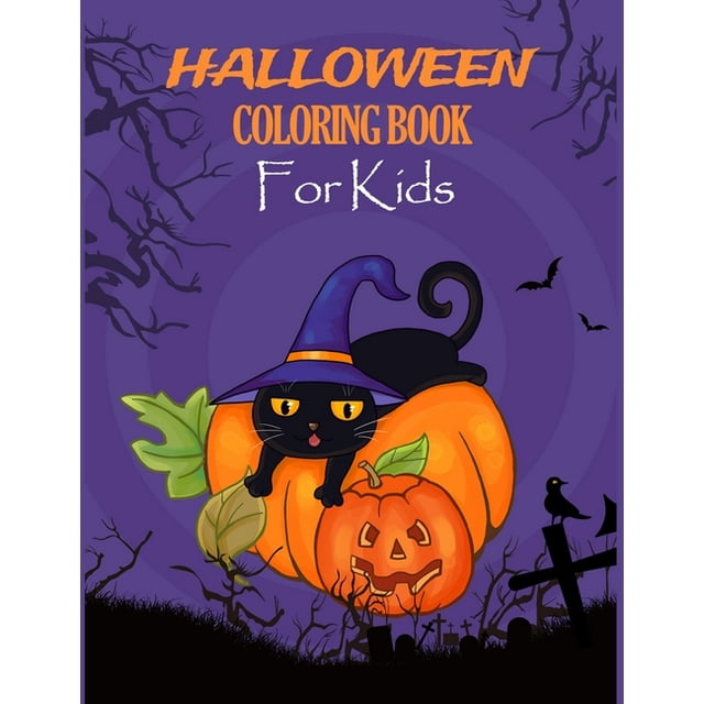 Halloween Coloring Book For Kids : A Spooky Coloring Book For Creative ...