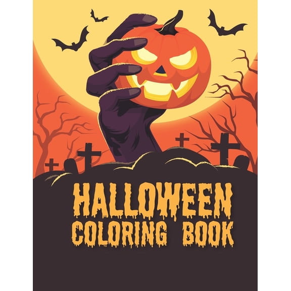 Halloween Coloring Book: Halloween Coloring Book for Kids, halloween Fantasy, Middle School and Home School Kids Adults, coloring Book (Paperback)