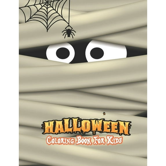 Halloween Coloring Book For Kids: Amazing children coloring hand drawn doodle style pumpkin, ghost, bat, autumn, shadows and more, fantasy coloring book of Halloween for kids super gift idea for kids