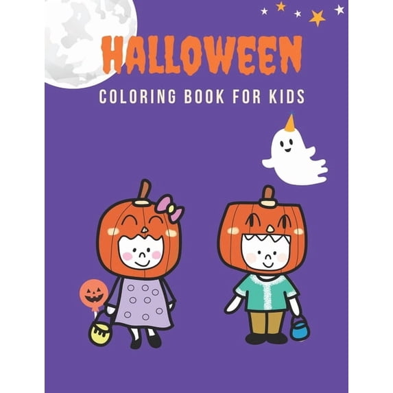 Halloween Coloring Book for Kids: Big Coloring Books for Toddlers and Young Kids, Gift Idea for Preschool Boys & Girls, , (Paperback)
