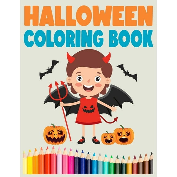 Halloween Coloring Book : Mega Spooky and Scarry Collection of Colouring Pages with Halloween Pumpkin, Ghosts, Witches, Jack-o-Lanterns, Haunted Houses and More (Paperback)