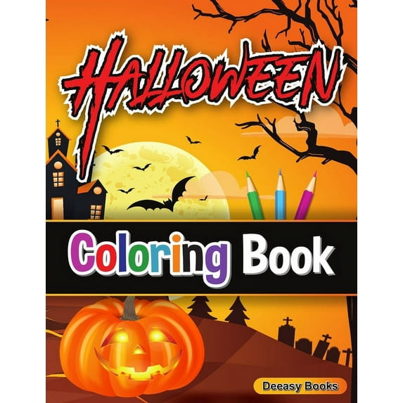 Halloween Coloring Book (Paperback)