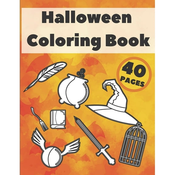 Halloween Coloring Book : Pumpkins, Ghosts and Many More. (Paperback)