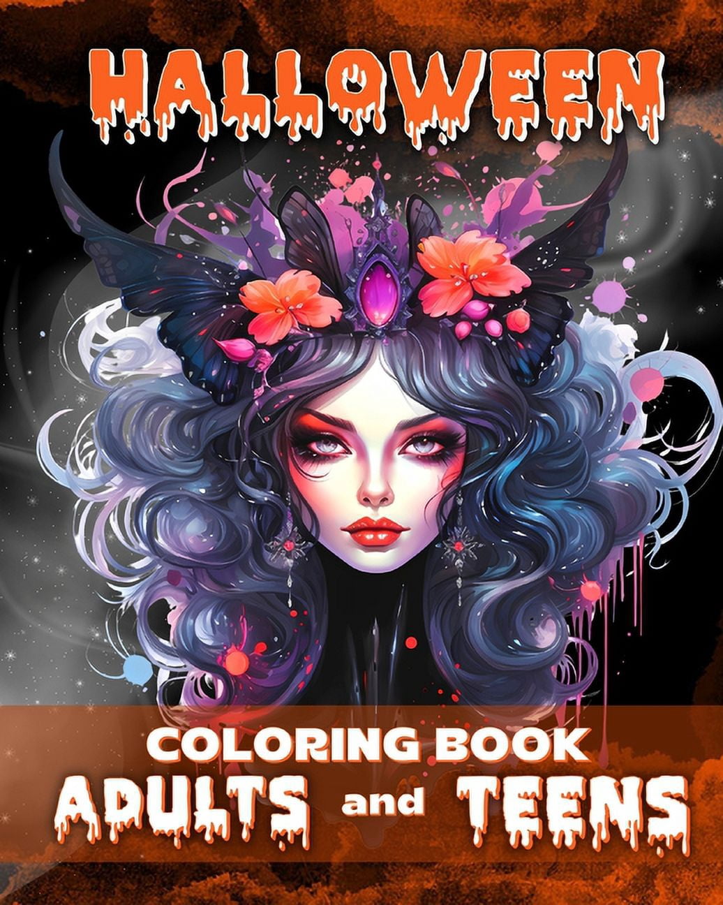 Halloween Coloring Book for Adults and Teens: Scary Halloween Illustrations for Adults and Teens to Color and Enjoy, (Paperback)
