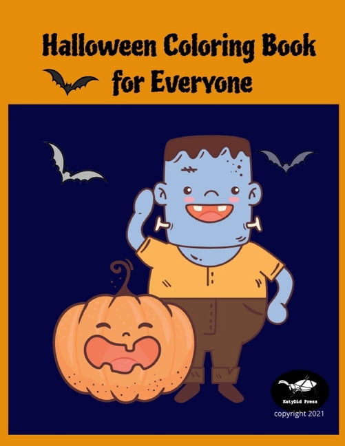 Halloween Coloring Book for Everyone : Spooky Coloring Book for Everyone - Cute Coloring Book for Kids (Paperback)