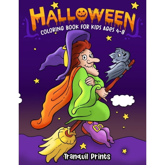 Halloween Coloring Book for Kids Ages 4 - 8: Happy Halloween for Toddlers (Paperback)