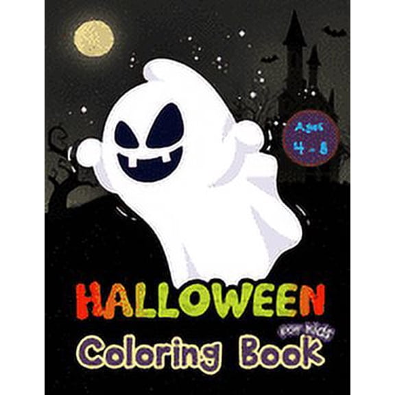 Halloween Coloring Book for Kids Ages 4-8 (Paperback)