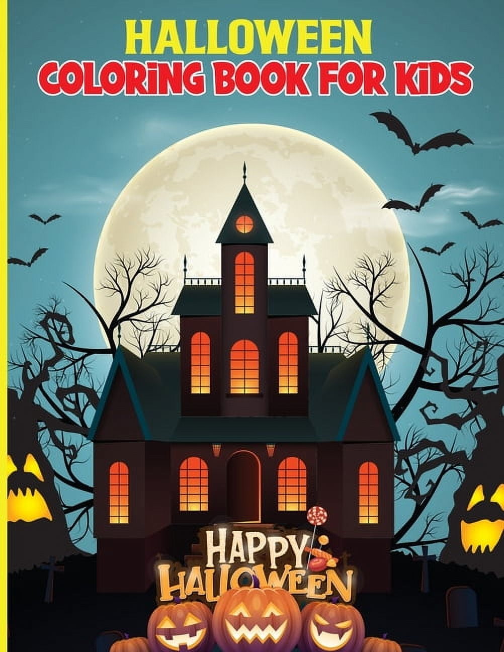 Halloween Coloring Book for Kids: Amazing Coloring Book with Cute ...