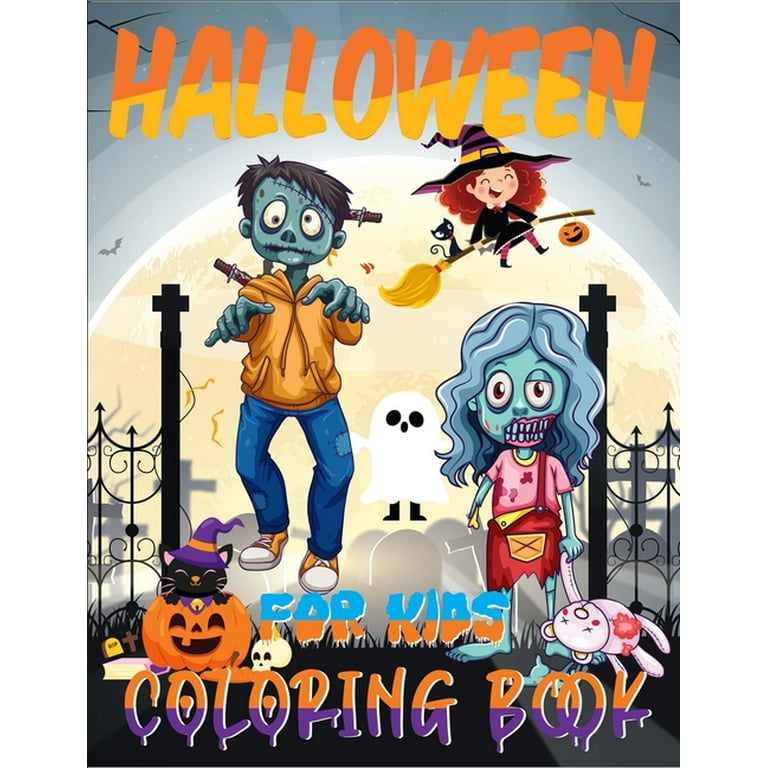 Halloween Coloring Book for Kids : Best Funny Activity Scary