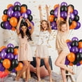 thumbnail image 1 of Halloween Confetti Balloons - 30PCS Black Orange Latex Balloons for Party Decorations, Hocus Pocus Decor, Indoor Outdoor Halloween Decor, Durable & Odorless, Helium & Air Fill, 24H Customer Service, 1 of 9