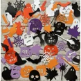 thumbnail image 1 of Halloween Confetti Table Decorations Bats Ghosts Pumpkins Spider Web Cats 100Pcs, 1 of 1