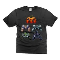 Halloween Controller T-shirt, Halloween Gaming Shirt Spooky Video Game T-shirt Gamer Halloween Shirt