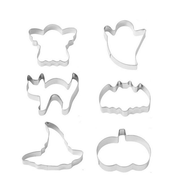 Halloween Cookie Cutters Set Baking Molds,Professional Grade Cookie and Candy Molds for Cakes,Biscuits,Sandwiches with Beautiful Coated Finish, for Holiday Celebrations and Festive Baking