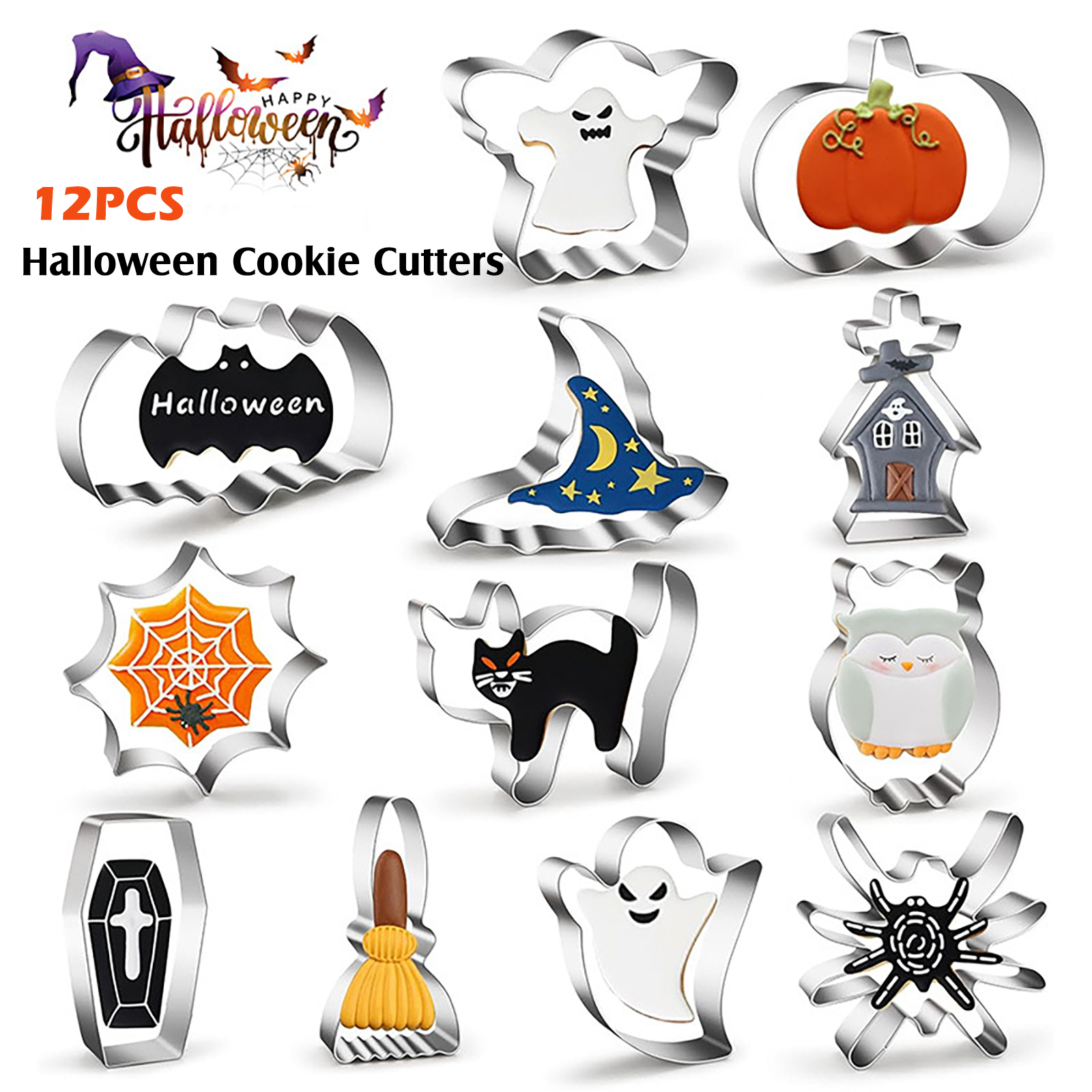 SKBEY Bath Metal Battery Operated Cookie for Baking Christmas Spritz