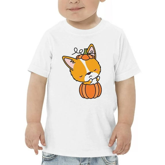 Halloween Corgi Pumpkin Costume T-Shirt Toddler -Image by Shutterstock, 4 Toddler