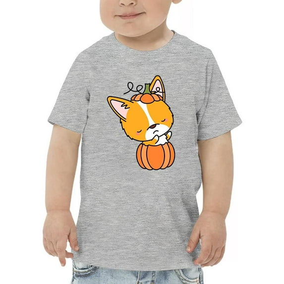 Halloween Corgi Pumpkin Costume T-Shirt Toddler -Image by Shutterstock, 5 Toddler