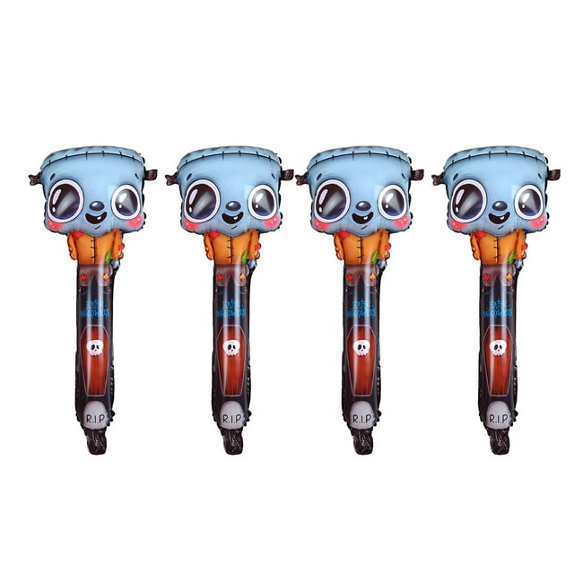 Halloween Corner Decoration Halloween Balloons Stick Pumpkin Devil