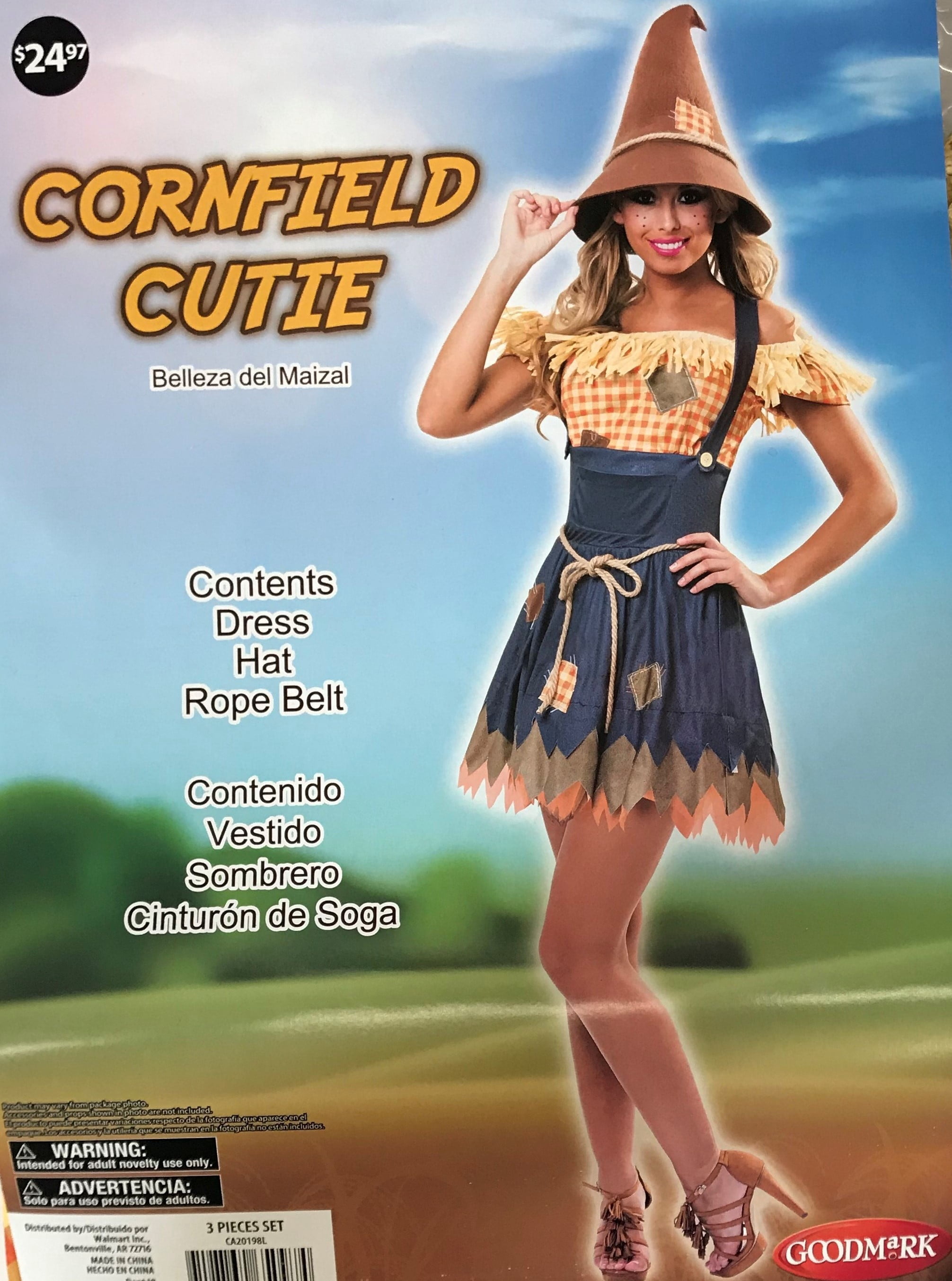 Halloween Cornfield Cutie Costume Woman's Med