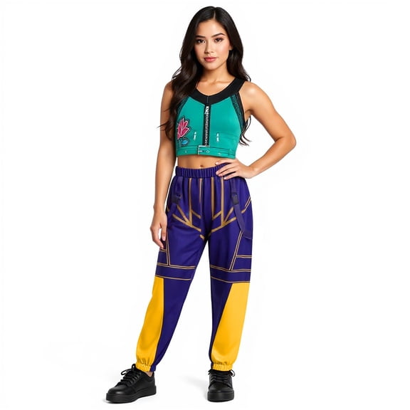 Halloween Cosplay Costume, Adult Women's Pop Singer Costume, Performance Dress-Up Outfit, Stage Performance Outfit, for Dance & Stage Events