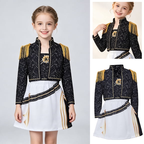 Halloween Cosplay Costume, Pop Singer Halloween Stage Costume, Stage Costume Set, Pop Star Performance Outfit for Birthday & Cosplay, for Cosplay Events & Dress Up