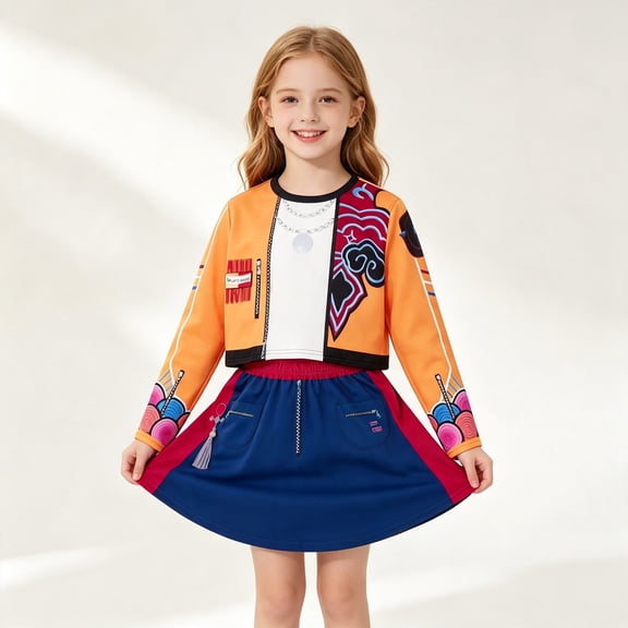 Halloween Cosplay Costume, Pop Singer Pop Star Stage Costume, Stage Costume Set, Cosplay Dress Up for Halloween, Parties & Performances, for Halloween, Dance & Photos