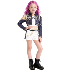Halloween Cosplay Costume Pop Star Stage Outfit Sets, Exquisite Music Idol Cosplay Dress Up Props, Halloween Cosplay Costume for Halloween Party