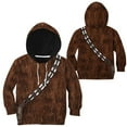 thumbnail image 1 of Halloween Cosplay Costumes Bacca 3D S.W Chew Set Custom Kid Hoodie Appreal, 1 of 6