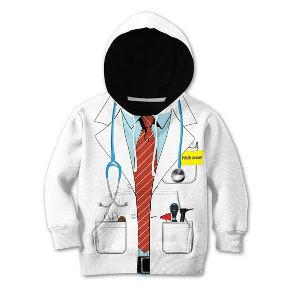 Halloween Cosplay Costumes Kid Cosplay Doctor Custom Hoodies Apparel