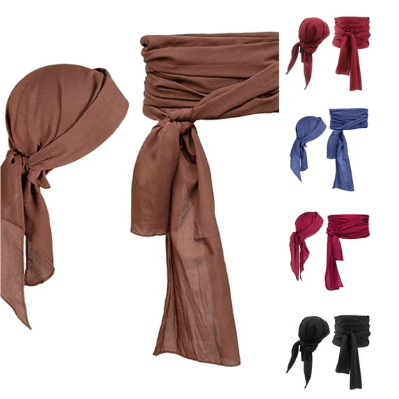Halloween Accessories Pirate Bandana and Belt Set Renaissance Faire Theme Party Dress Up Props