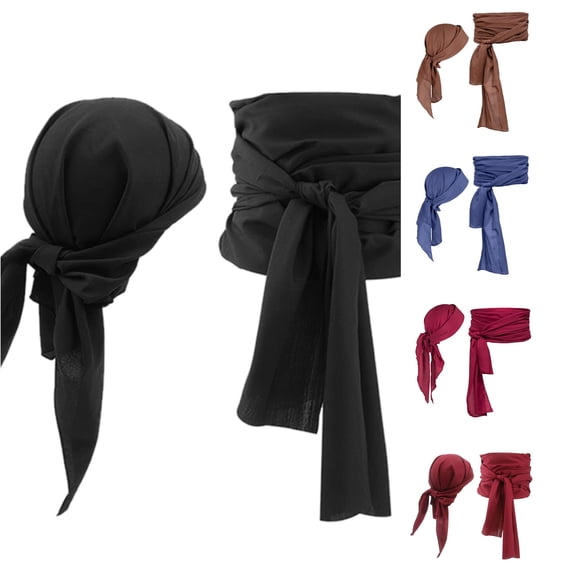 Halloween Accessories Pirate Bandana and Belt Set Renaissance Faire Theme Party Dress Up Props