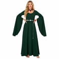 thumbnail image 1 of Halloween Costume, Bat Sleeve Dress, Gothic Dress, Medieval Dress Halloween Costume Bat Sleeve Gothic Dress Long Dress for Cosplay Party Themed Celebration Carnival and Holiday Photo Sessions, 1 of 6