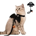 thumbnail image 1 of Halloween Costume Bat Wings Cat Harness Leash Set,Adjustable Escape Proof H‑Shape Cat Vest Harness For Small Pets Holiday Outdoor Walking,M, 1 of 5