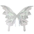 thumbnail image 1 of Halloween Costume, Butterfly , Sparkly Foldable Assistant with Elastic Shoulder Straps, Soft Comfortable Organza Gradient Design for Masquerade Carnival Photo Shoot Parties, 1 of 4