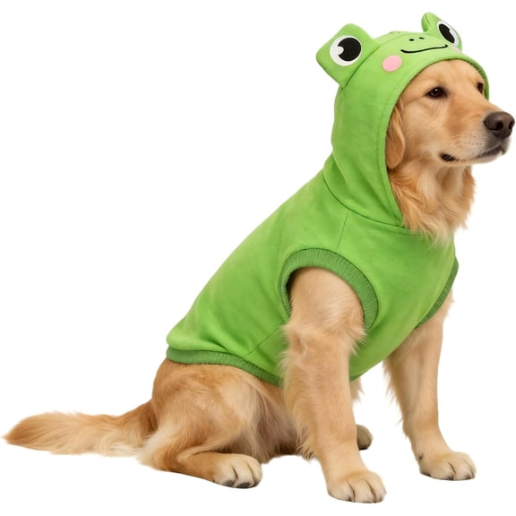 Halloween Costume Clothes Hoodies Blue, Animal Dress Up Cartoon Cute Fun Fancy Holiday Party Dress Suit for Dogs Frenchie Pug Boston Terrier American Bully Pitbull